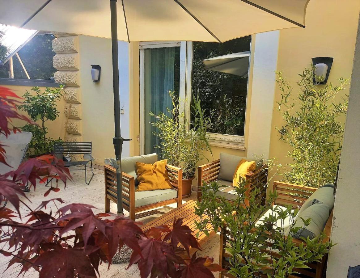 5-Zimmer-Appartement In Historischer Privatvilla, Meran Zentrum, Kostenloser Parkplatz Buitenkant foto