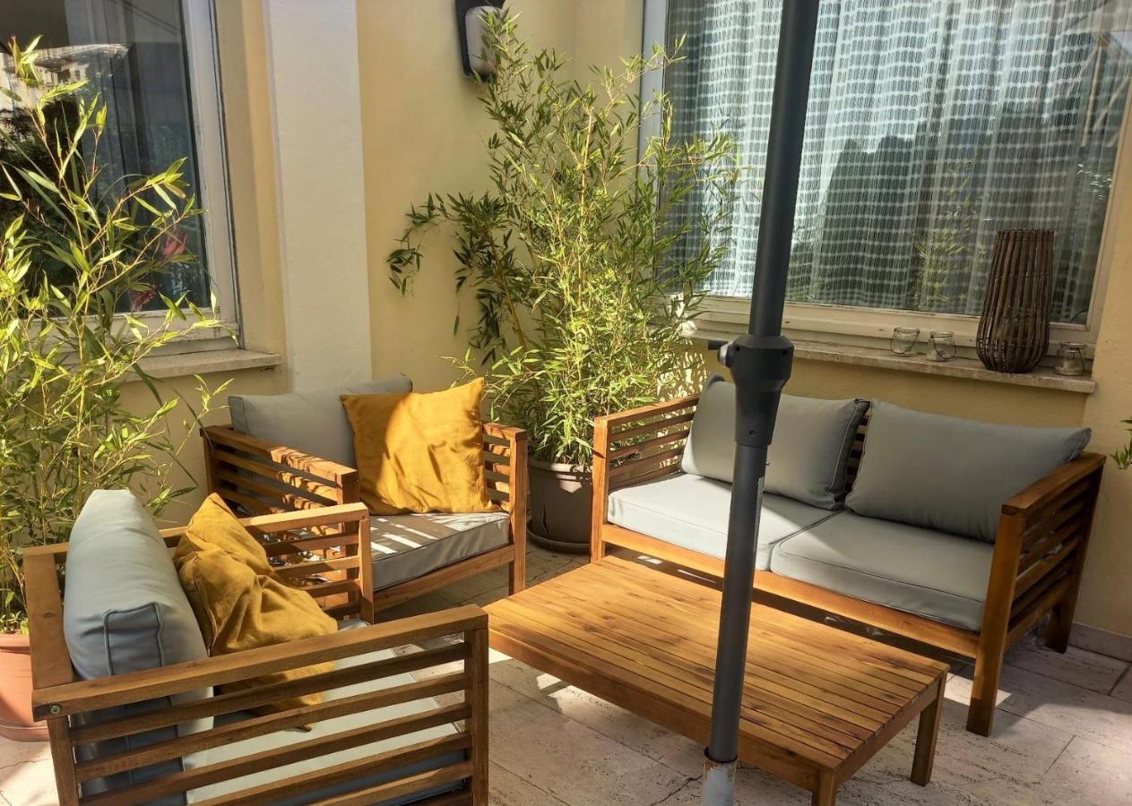 5-Zimmer-Appartement In Historischer Privatvilla, Meran Zentrum, Kostenloser Parkplatz Buitenkant foto